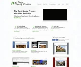 Mysinglepropertywebsites.com(Single Property Websites & Single Property Sites) Screenshot