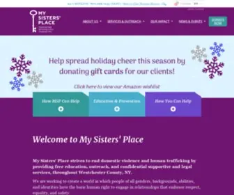 Mysistersplaceny.org(Providing Hope) Screenshot