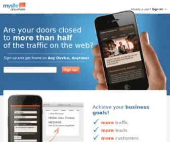 Mysiteanywhere.com(MySite Anywhere) Screenshot