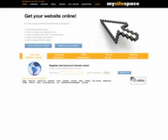 Mysitespace.com(Web Hosting) Screenshot