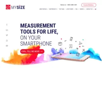 Mysizeid.com(MySize Official Web) Screenshot