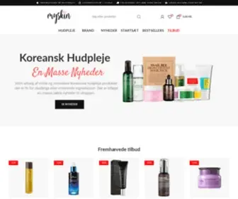 MYskin.dk(Koreansk hudplejeprodukter) Screenshot