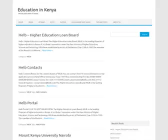 MYskuulkenya.com(Education in Kenya) Screenshot