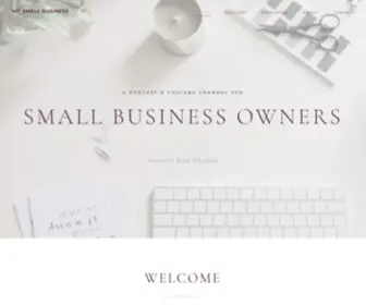 MYsmallbusinessandme.com(My Small Business & Me) Screenshot