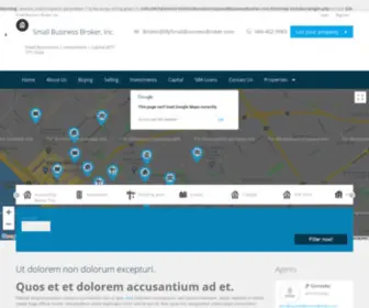 MYsmallbusinessbroker.com(Small Business Broker) Screenshot