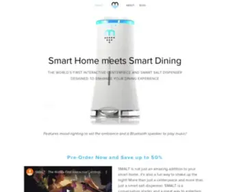 MYsmalt.com(SMALT is a contemporary and stylish smart home device) Screenshot