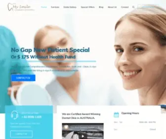 MYsmilecosmetiCDentistry.com.au(Cosmetic Dentist Sydney) Screenshot