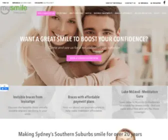 MYsmileorthodontics.com.au(Mysmile Orthodontics Home) Screenshot