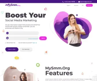 MYSMM.org(Smm panel) Screenshot