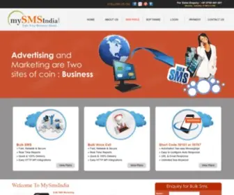 MYSmsindia.com(Bulk Sms Company) Screenshot