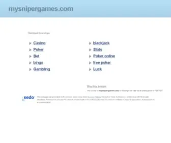 MYsnipergames.com(Sniper Games) Screenshot