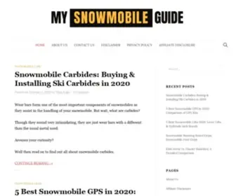 MYsnowmobileguide.com(My Snowmobile Guide) Screenshot