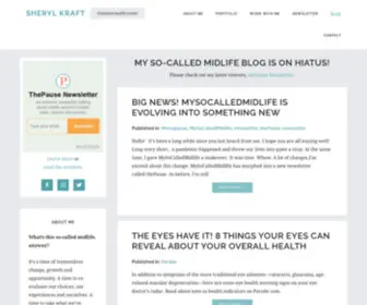 Mysocalledmidlife.net(Sheryl Kraft) Screenshot