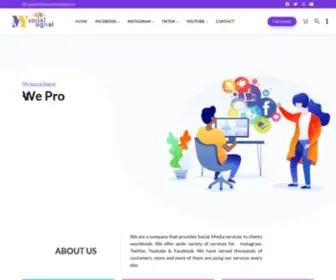 Mysocialsignal.com(Get Social Media Services) Screenshot