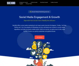 Mysociobo.com(Social Proof Aggregation) Screenshot