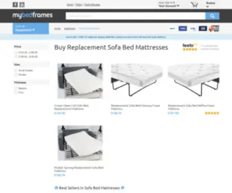 Mysofabeds.co.uk(Buy Replacement Sofa Bed Mattresses) Screenshot