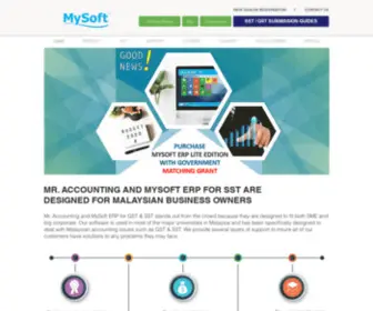 Mysoft.com.my(SST Accounting Software) Screenshot