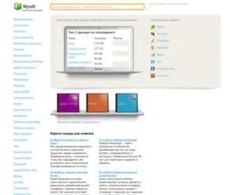 Mysoft.com.ua(Скачати безкоштовні програми) Screenshot