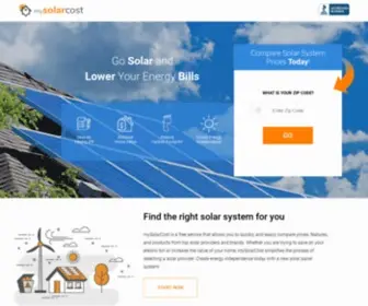 Mysolarcost.com(Mysolarcost) Screenshot