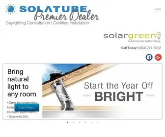 Mysolargreen.com(Solatube Skylights and Ventilation Experts) Screenshot