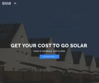 Mysolarinstaller.com(My Solar Installer) Screenshot
