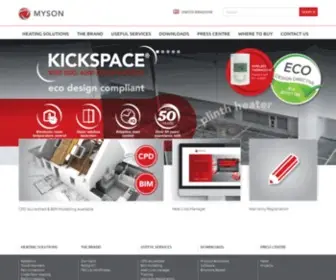 Myson.co.uk(Comfort delivered) Screenshot