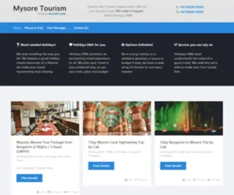 Mysoretourism.org.in(Mysore Tourism Packages) Screenshot