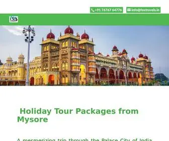 Mysoretourpackages.com(Find the best travel tour packages to Mysore. Click to book customized tour packages in Mysore) Screenshot