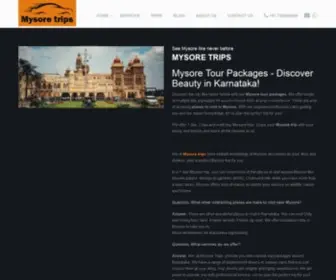 Mysoretrips.com(Mysoretrips) Screenshot