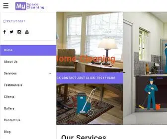 MYspacecleaning.com(My Space Cleaning) Screenshot