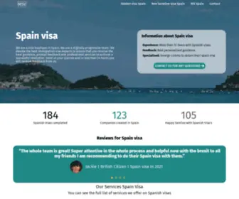 MYspainvisa.com(Spain Visa) Screenshot