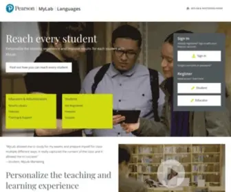 MYspanishlab.com(MyLab Languages) Screenshot