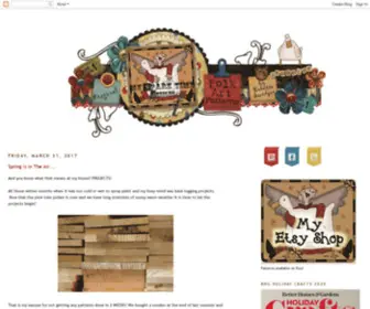 MYsparetimedesigns.com(Original Handcrafted Vintage Inspired Folk Art by Babette Switzer) Screenshot