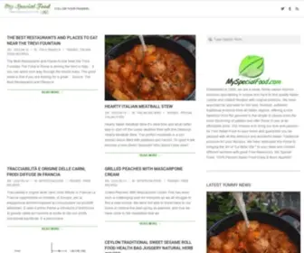 MYspecialfood.com(Follow Your Passion) Screenshot