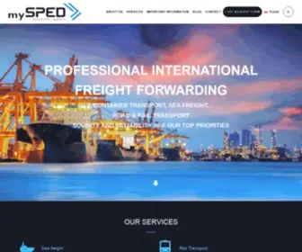 MYsped.pl(Transport morski kontenerowy) Screenshot