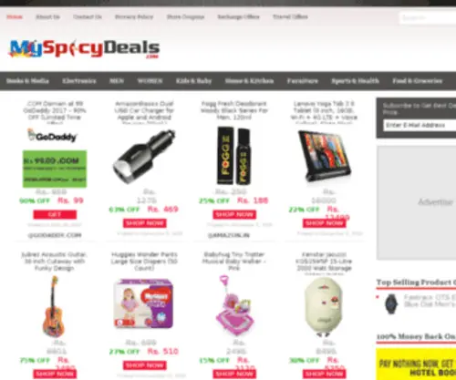 MYspicydeals.com(My Spicy Deals) Screenshot