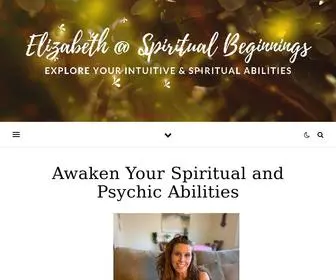 MYspiritualbeginnings.com(Develop Your Intuitive & Spiritual Abilities) Screenshot