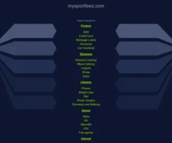 MYsportfeed.com(Mysportfeed) Screenshot