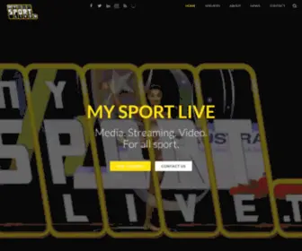 MYsportlive.tv(Showcasing Sport) Screenshot