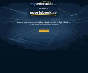 MYsportsbook.ag Screenshot