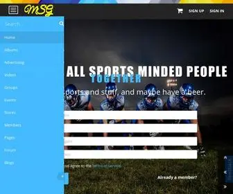 MYsportsgo.com(Landing Page) Screenshot