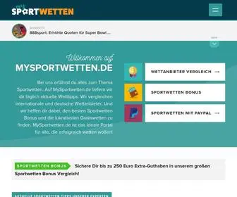 MYsportwetten.de Screenshot