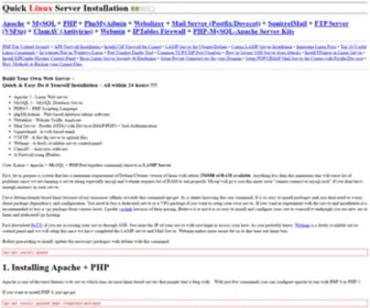 MYSQL-Apache-PHP.com(Quick Linux Server w/ Apache) Screenshot