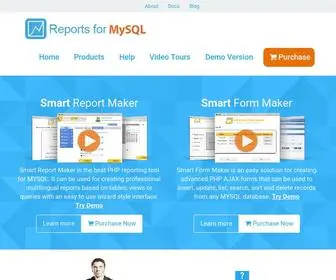 MYSQlreports.com(PHP Report Builder For MySQL) Screenshot