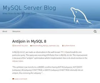 MYSQlserverteam.com(MySQL Server Blog) Screenshot