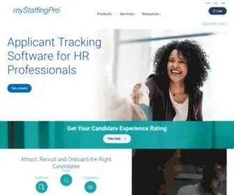 MYstaffingpro.com(Applicant Tracking Software Training) Screenshot
