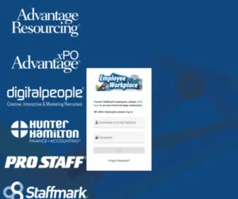 MYstaffmark.com(Employee Workplace) Screenshot