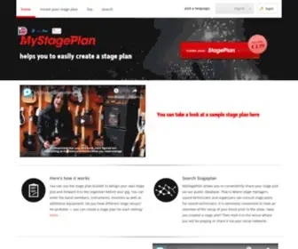 MYstageplan.com(Create a professional stage plot using MyStagePlan. Drag) Screenshot