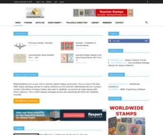 MYstampWorld.com(Stamp news and articles) Screenshot