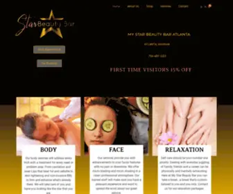 MYstarbeautybar.com(My Star Beauty Bar) Screenshot
